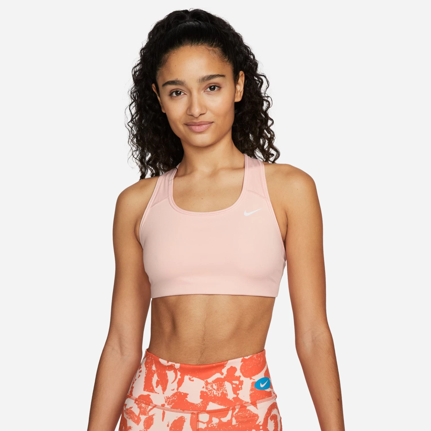 Nike Swoosh Sports Bras Women - Ecru 3 Nike Swoosh Sports Bras Women - Ecru - Image 3