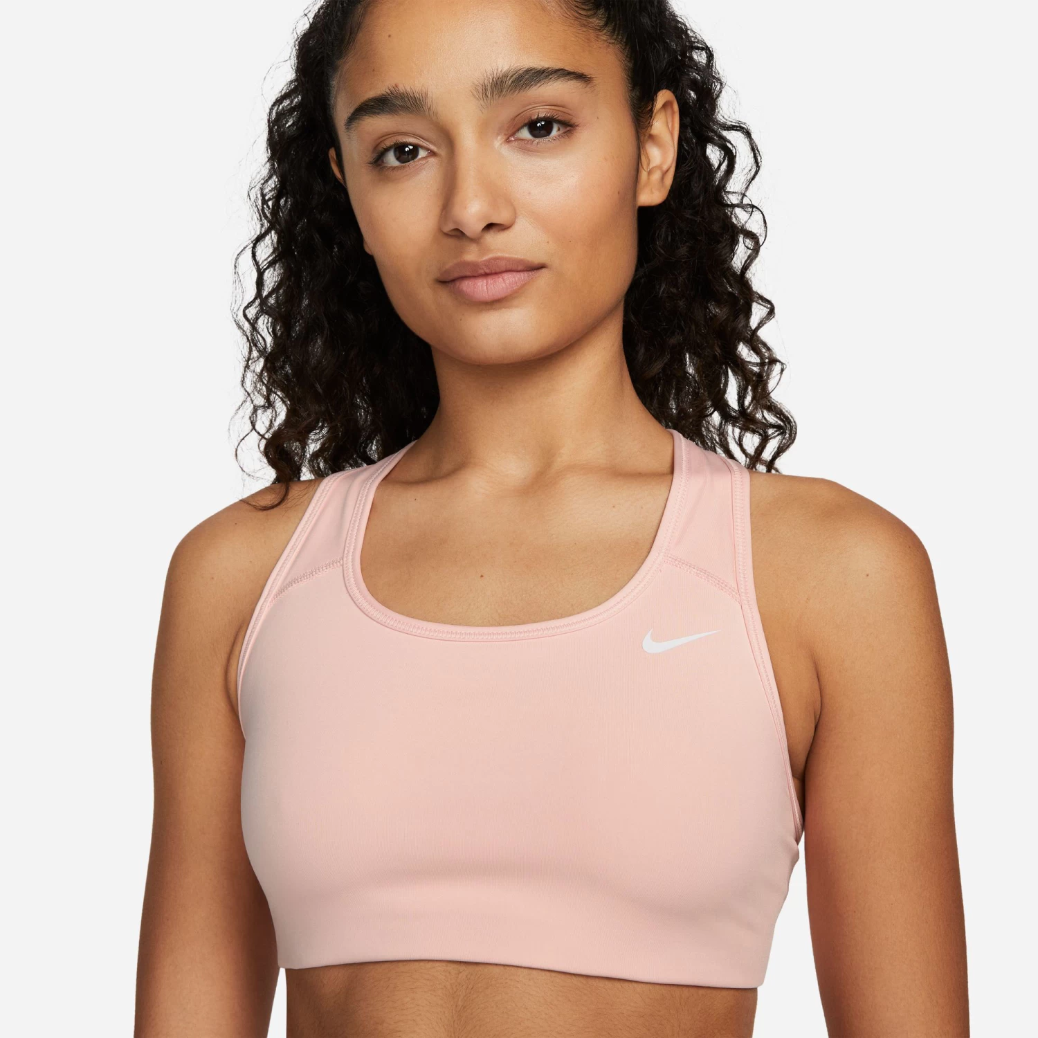 Nike Swoosh Sports Bras Women - Ecru 6 Nike Swoosh Sports Bras Women - Ecru - Image 6
