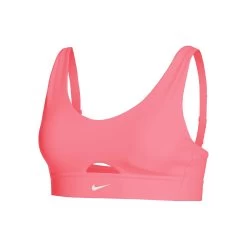 Nike Dri-Fit Indy Plunge Cutout Sports Bras Women - Coral